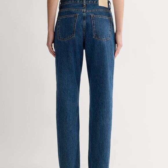 Everlane 90s Cheeky Straight Leg Jean High Rise Organic Cotton Denim 26 R - Picture 4 of 13